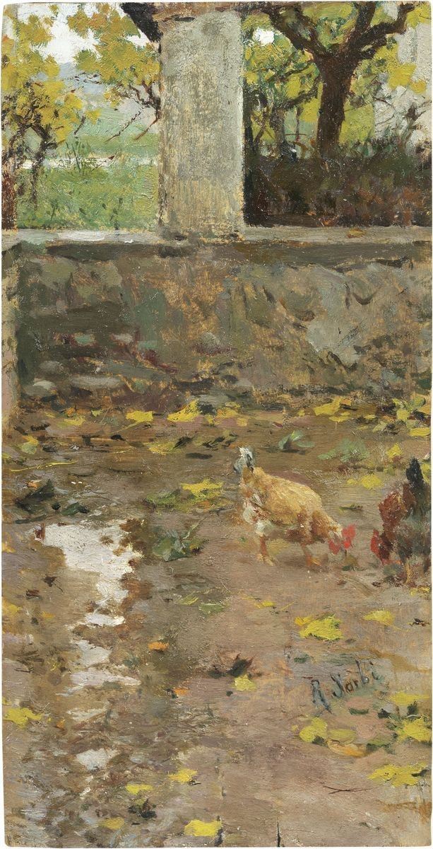 Raffaello Sorbi - Galline