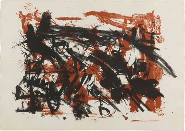 Emilio Vedova : Cartella «Spagna oggi»  (1962)  - Dieci litografie su pietra, es. 95/100 - Asta Arte Contemporanea - I - Casa d'aste Farsettiarte