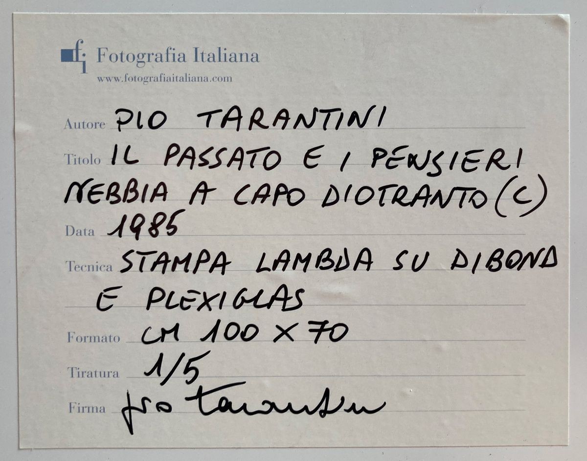 Pio Tarantini - Il Passato e i Pensieri. Nebbia a Capo D'otranto (C)