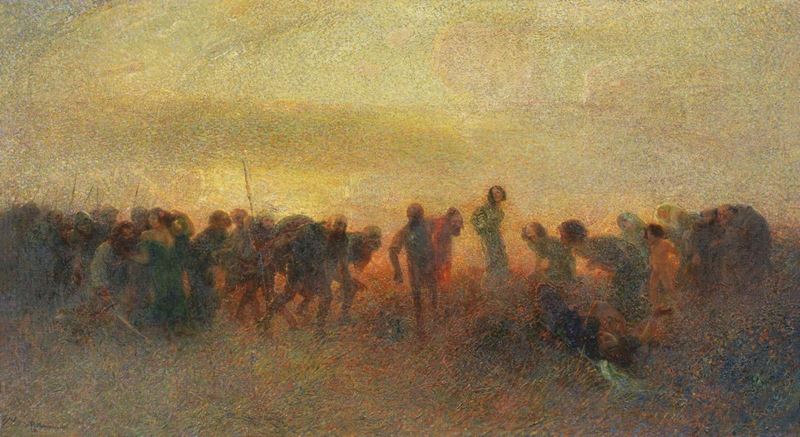 Plinio Nomellini - Scena Barbara