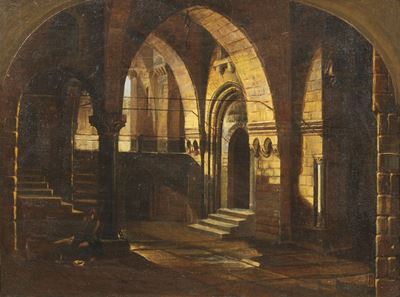 Scenografia Architettonica con Figura (san Pietro in Carcere)