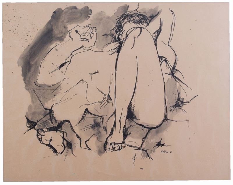 Renato Guttuso - Due Disegni