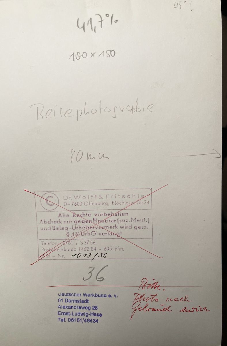 Paul Wolff - Dalla Serie «kleine Italienfahrt», la Torre di Pisa