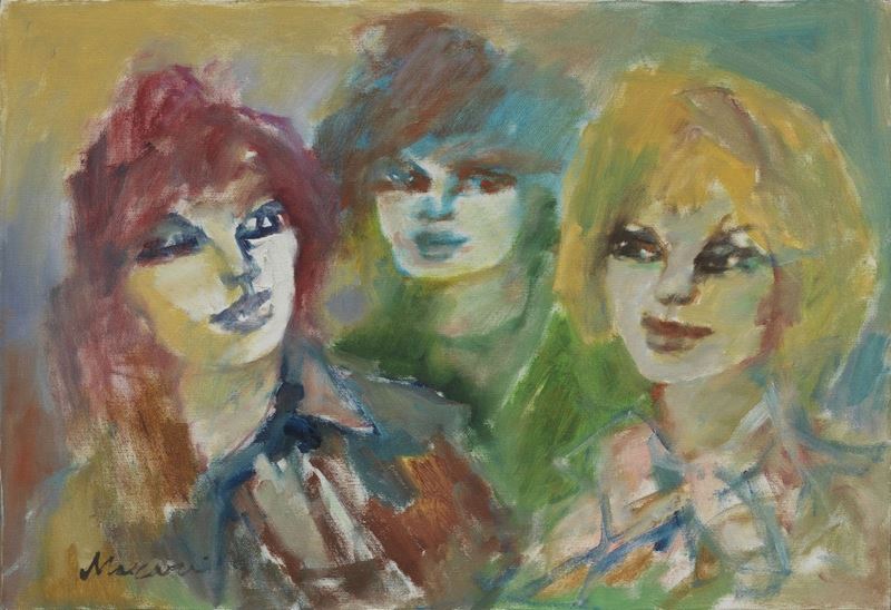 Mino Maccari - Tre Donne
