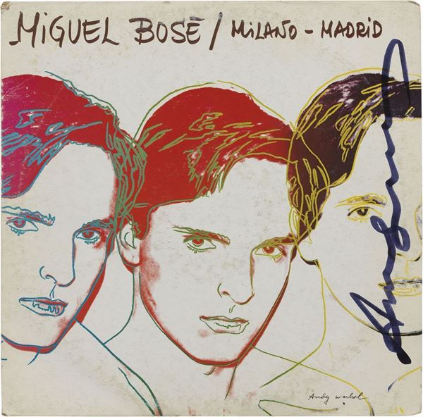 Andy Warhol - Miguel Bosé, Milano-Madrid