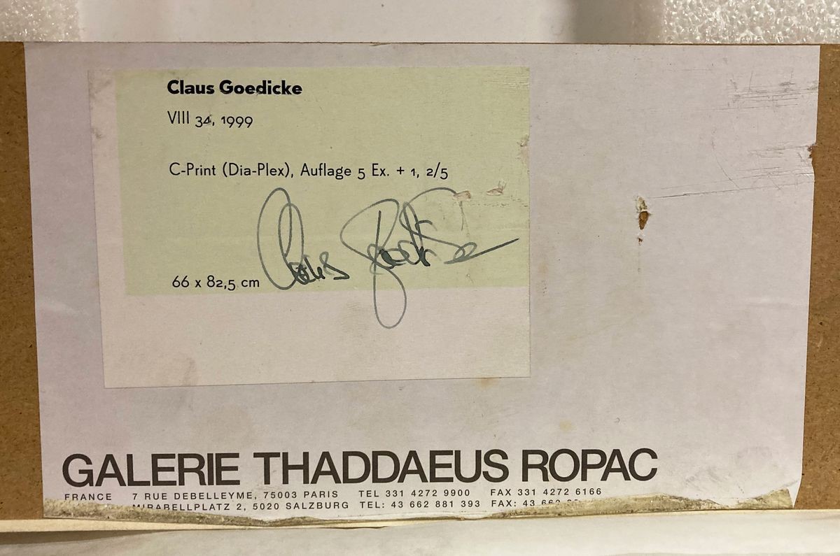 Claus Goedicke - VIII 34