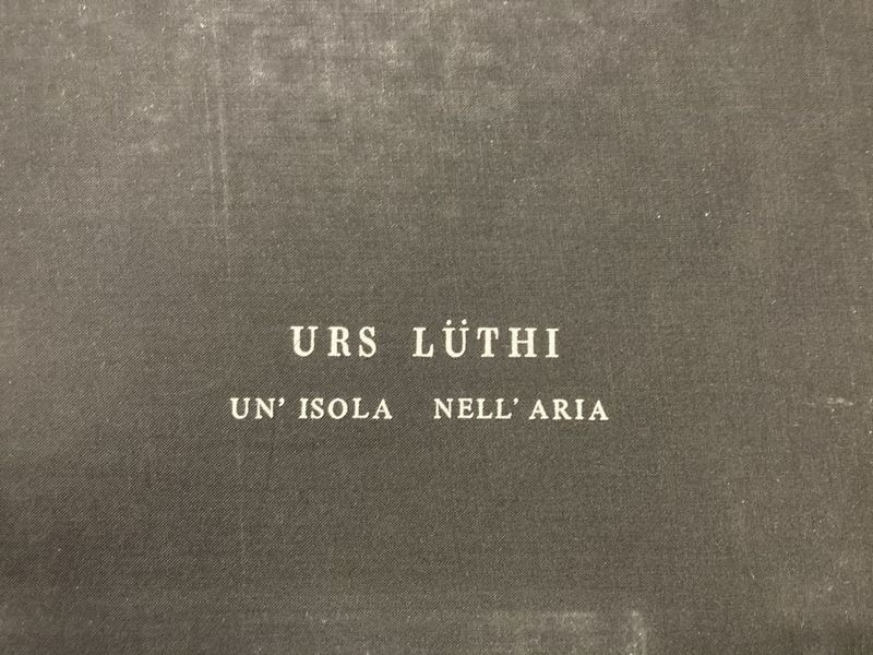 Urs Lüthi - Portfolio un'isola Nell'aria