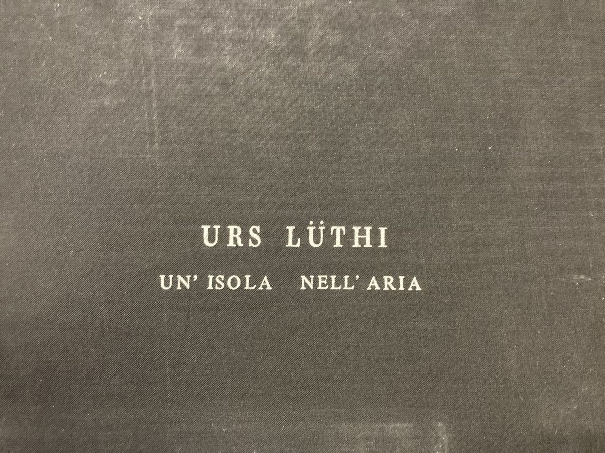 Urs Lüthi - Portfolio un'isola Nell'aria