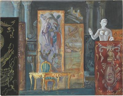 Salone - Scenografia per «i Cavalieri Dell'illusione»