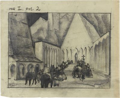 Inquadratura i Posizione 2 - Scenografia per «i Cavalieri Dell'illusione»
