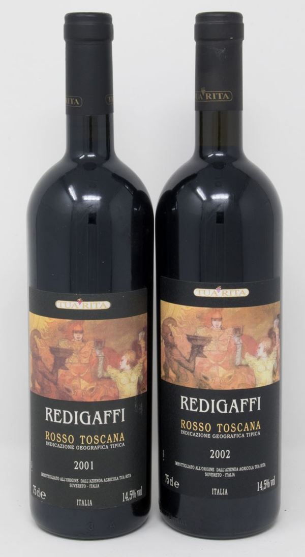 Redigaffi, Tua Rita, 2 bts  - Auction Collectable Wines - Casa d'aste Farsettiarte