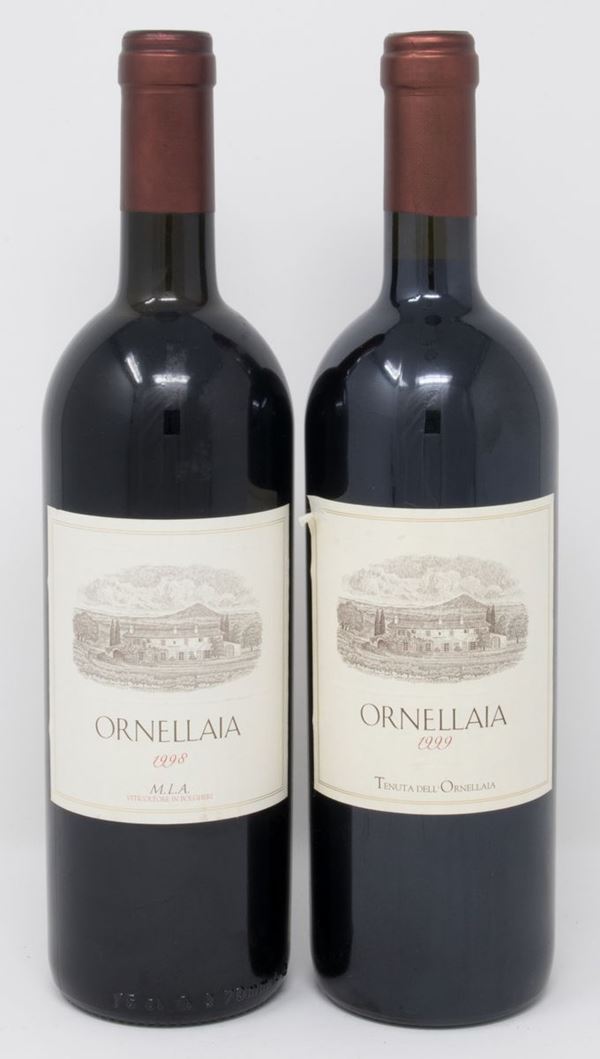 Ornellaia, Tenuta dell'Ornellaia, 2 bts  - Asta Vini da collezione - Casa d'aste Farsettiarte