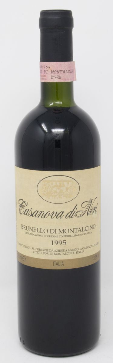 Brunello di Montalcino, Tenuta Nuova Casanova di Neri, 1995  - Asta Vini da collezione - Casa d'aste Farsettiarte