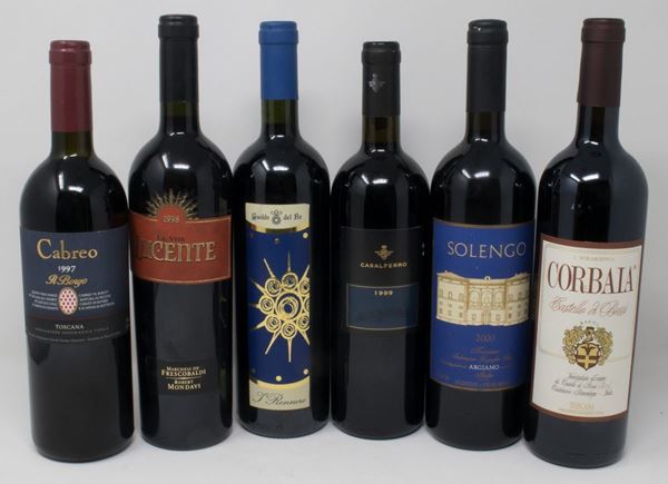 Selezione Toscana, 6 bts  - Asta Vini da collezione - Casa d'aste Farsettiarte