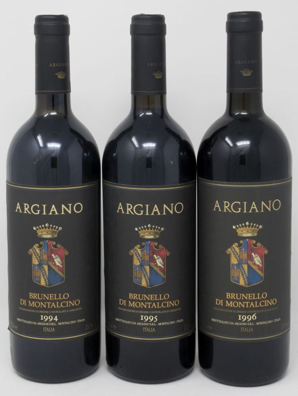 Brunello di Montalcino, Argiano, 3 bts  - Auction Collectable Wines - Casa d'aste Farsettiarte