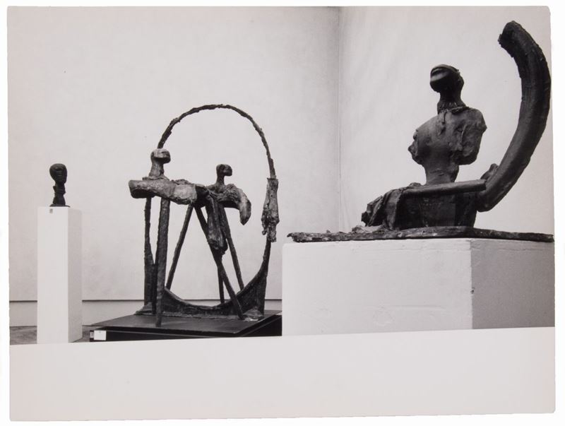 Ugo Mulas - Due Fotografie della Mostra di Augusto Perez