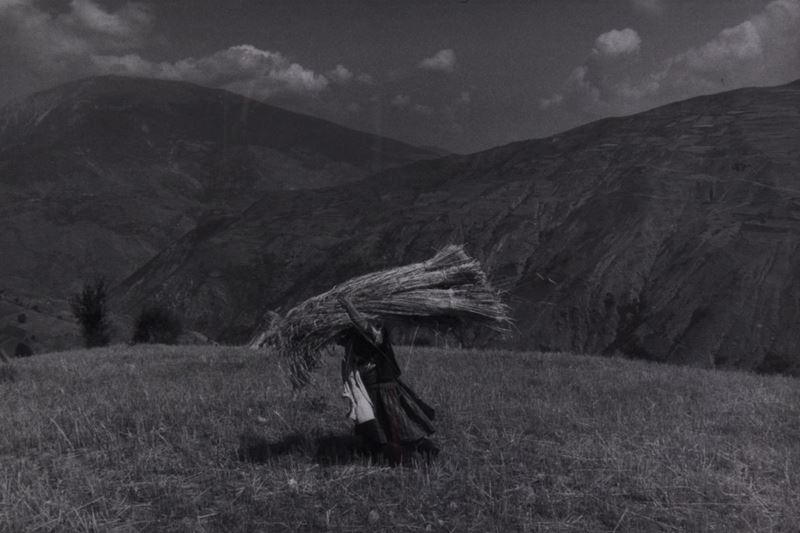 Yordan Yordanov - Una Donna Trasporta una Balla di Fieno, Kodel, Albania