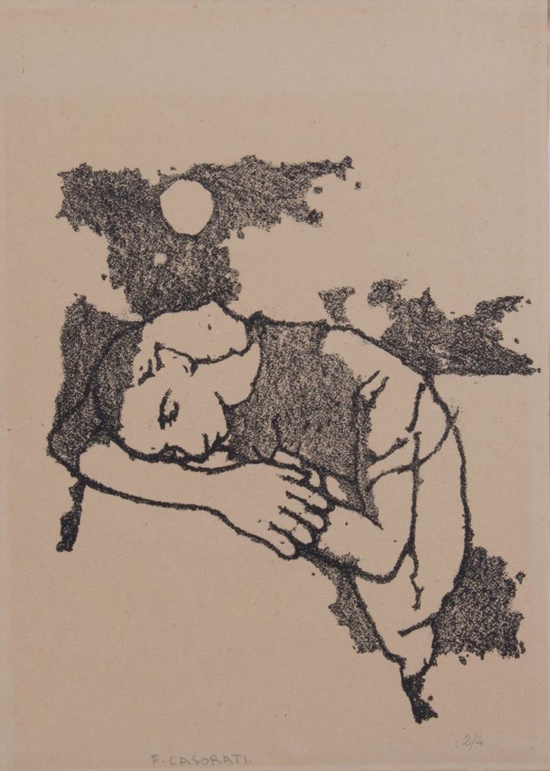 Felice Casorati - Dormiente