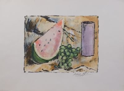 Vaso Viola, Cocomero e Uva