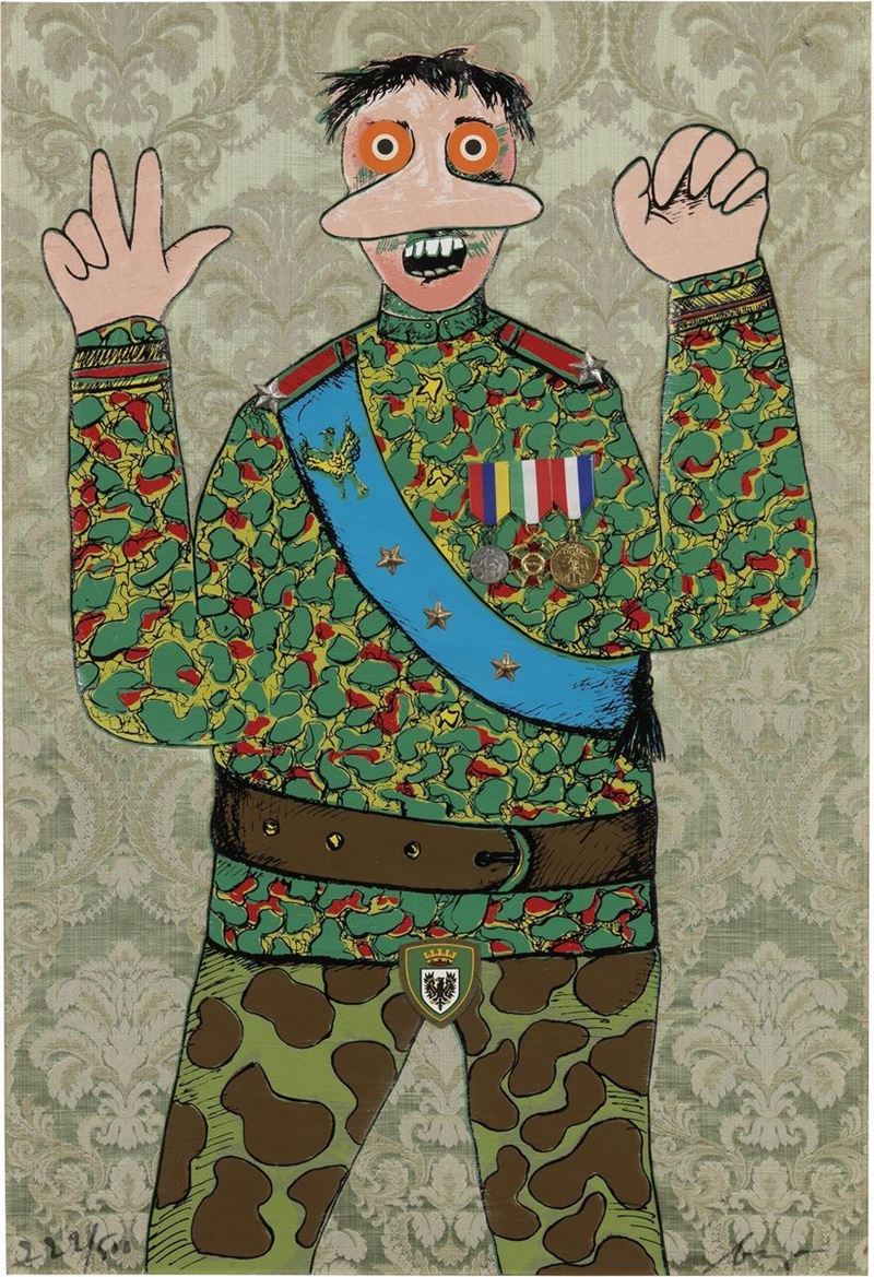 Enrico Baj - Militare