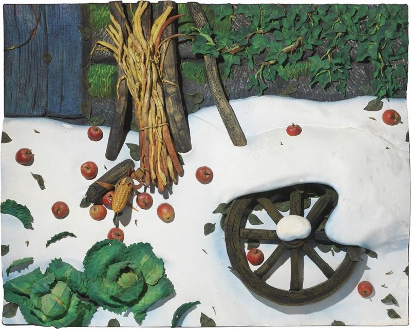 Piero Gilardi - Ruota Nell'aia