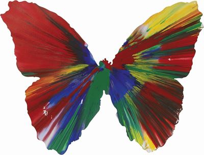 Butterfly Spin Painting