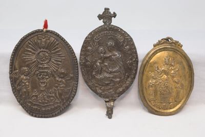 Tre Ex Voto in Metallo