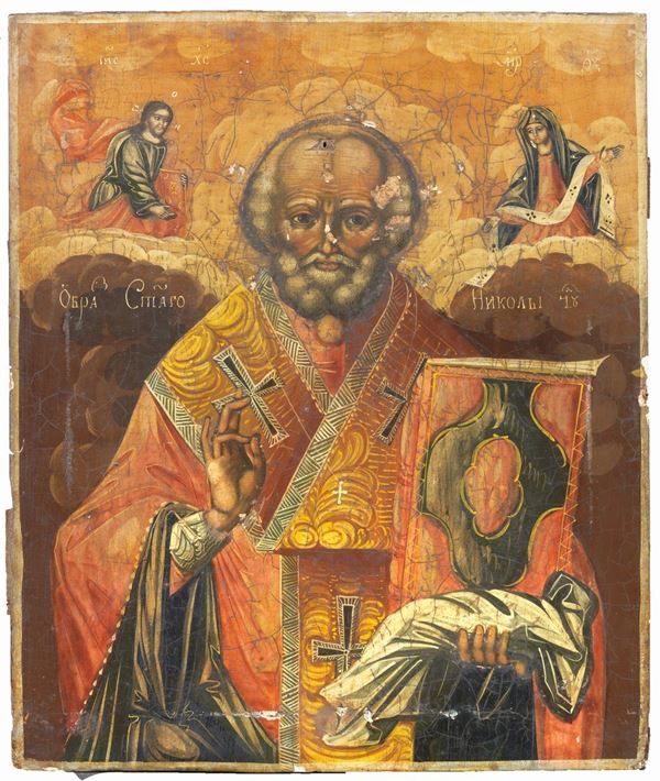 Icona del XVII secolo - San Nicola