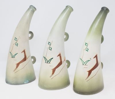 Tre Vasi Portafiori in Ceramica
