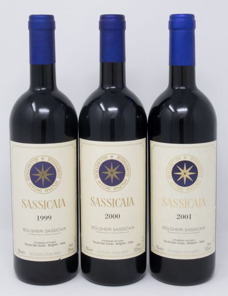 Sassicaia, Tenuta San Guido, 3 Bts