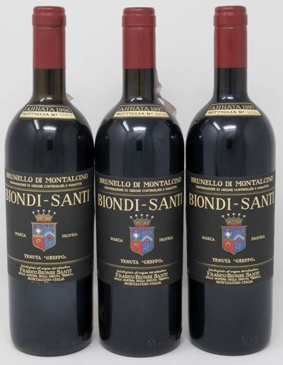 Brunello di Montalcino, Biondi Santi, 3 Bts