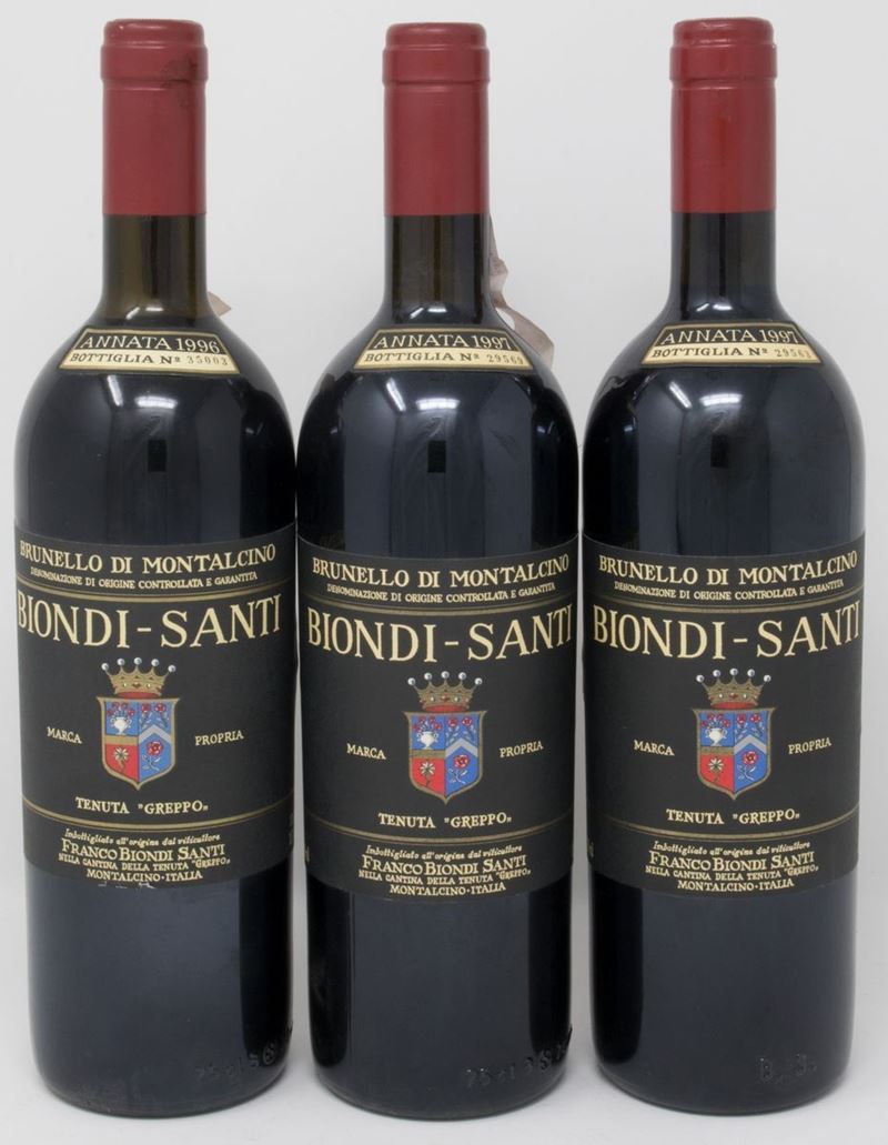 Brunello di Montalcino, Biondi Santi, 3 Bts