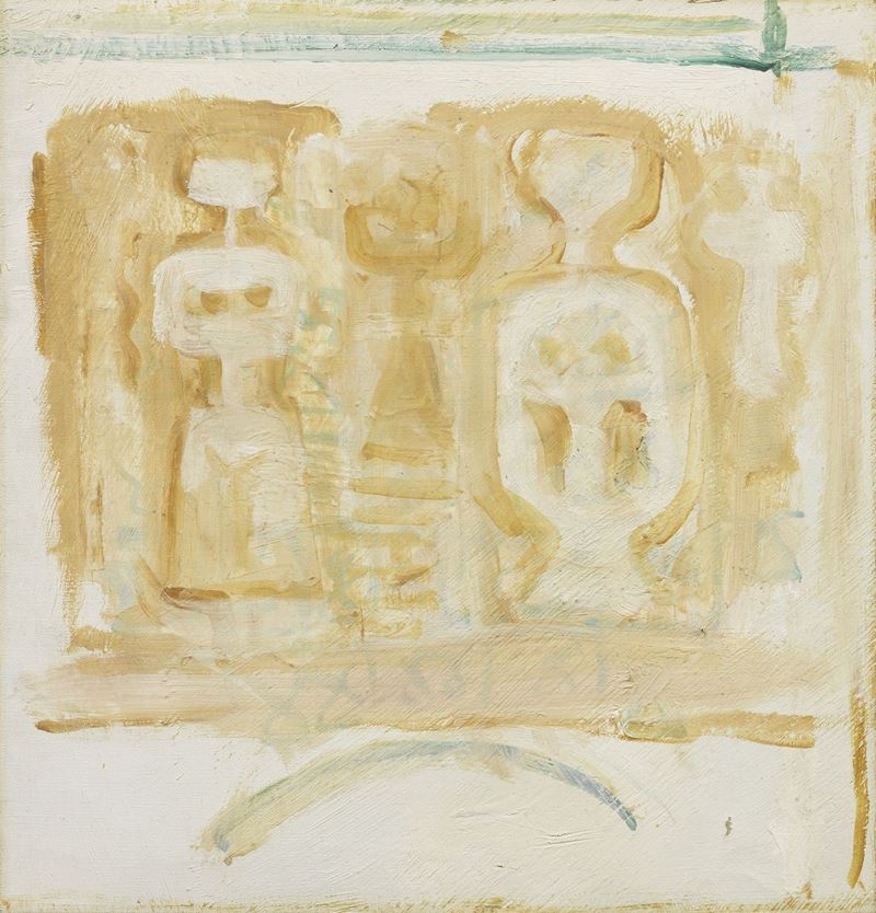 Massimo Campigli - Bozzetto con Figure