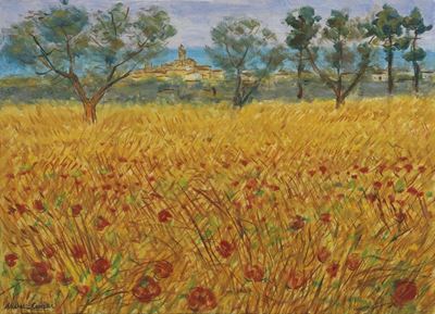 Campo di Grano con Papaveri