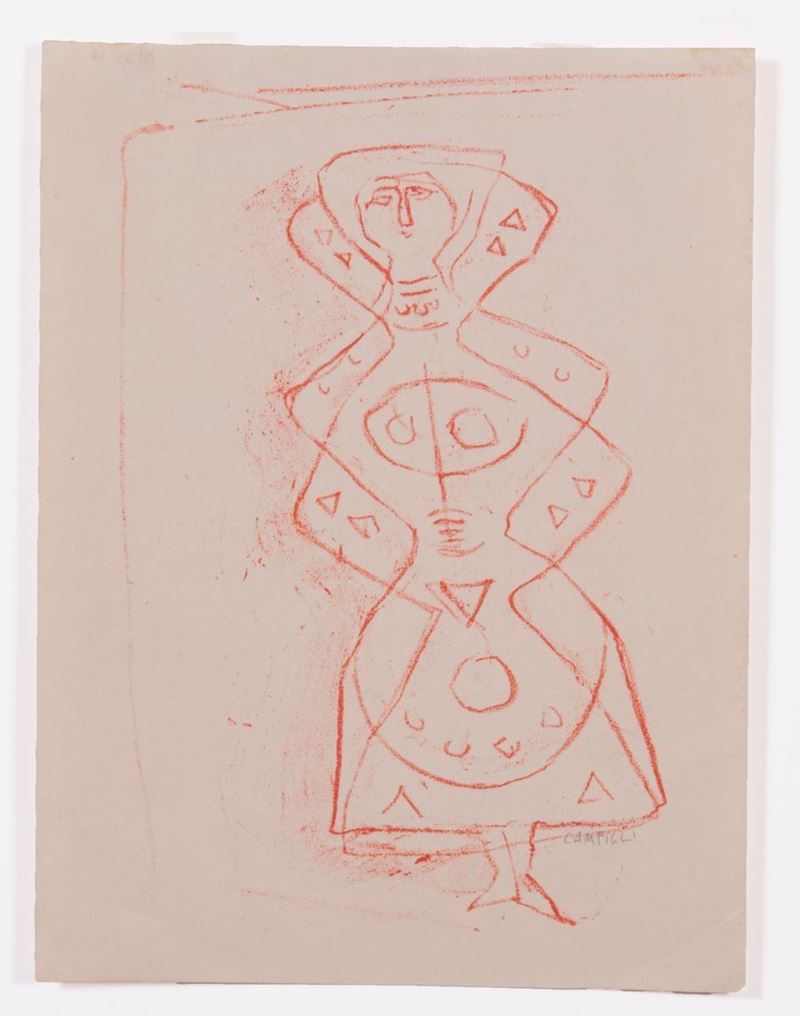 Massimo Campigli - Donna