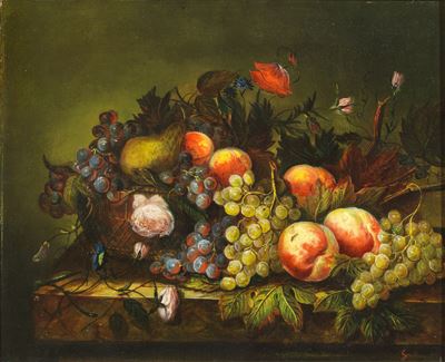 Due Opere Raffiguranti «natura Morta»
