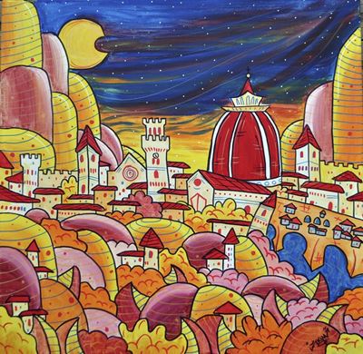 Luna di Firenze nella Colorata Valle dei Fiori