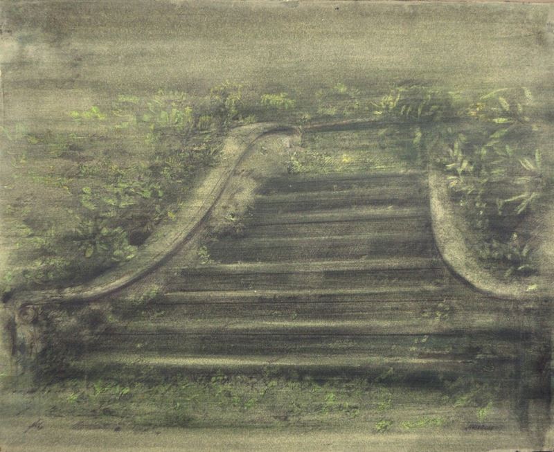 Piero Vignozzi - Scalinata a Villa Bardini