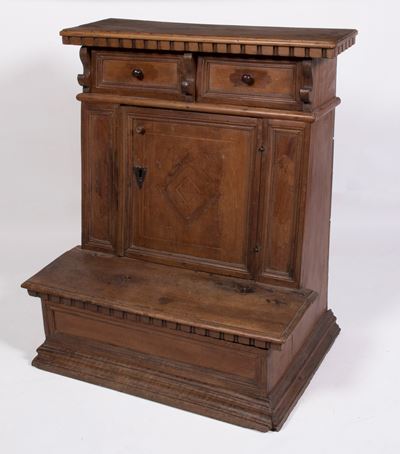 Inginocchiatoio in Legno di Noce