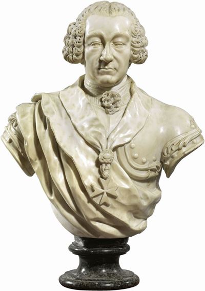 Busto di Nobiluomo Insignito Dell'onorificenza Dell'ordine della Croce di Malta
