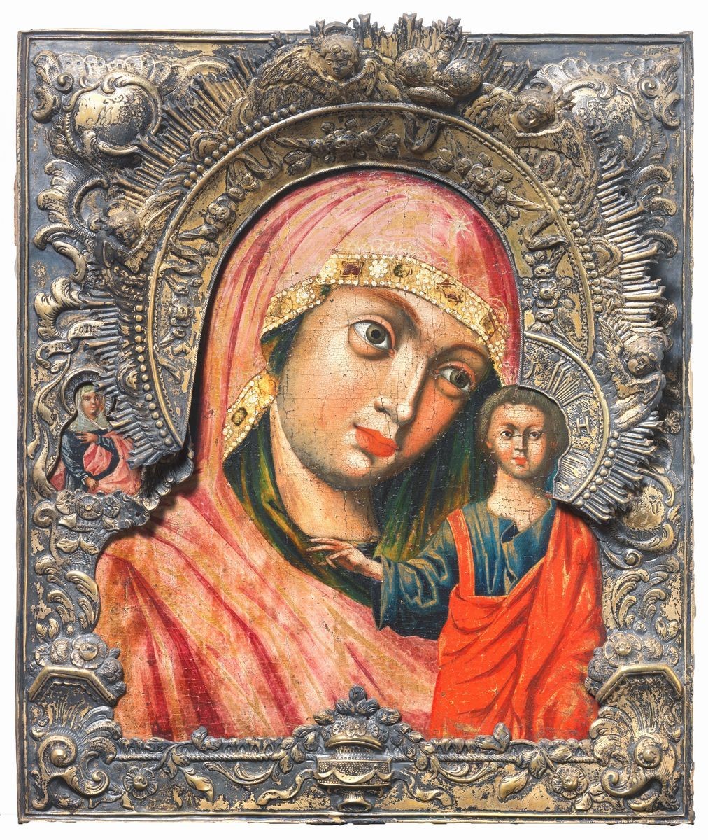 Icona del XVIII Secolo - Madonna della Tenerezza
