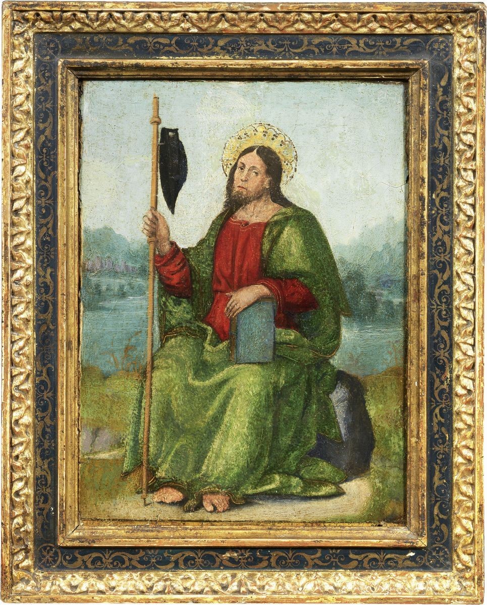 Scuola Ferrarese Inizio del XVI Secolo - Sant'andrea e San Giacomo