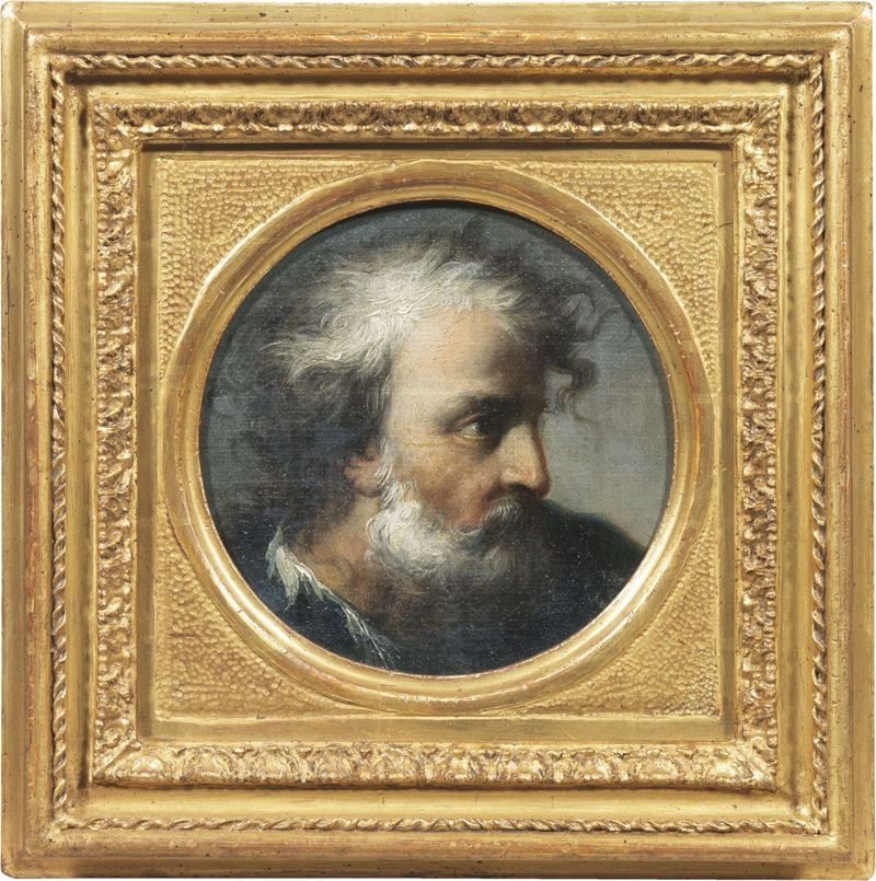 Scuola Romana del XVIII Secolo - Testa Maschile
