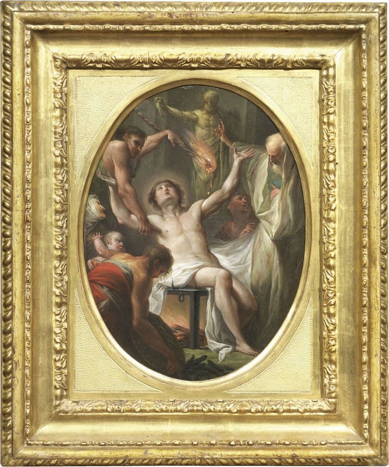 Giovanni David (attr. A) - Martirio di San Lorenzo