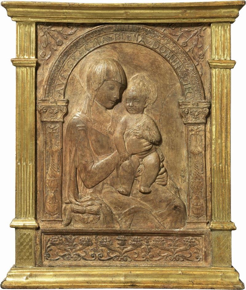 Antonio Rossellino (bottega Di) - Madonna Col Bambino (del Tipo Detto «di Leningrado»)