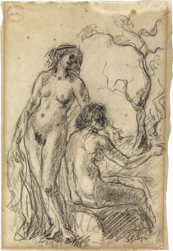 Ignoto del XX secolo - Fanciulle al bagno