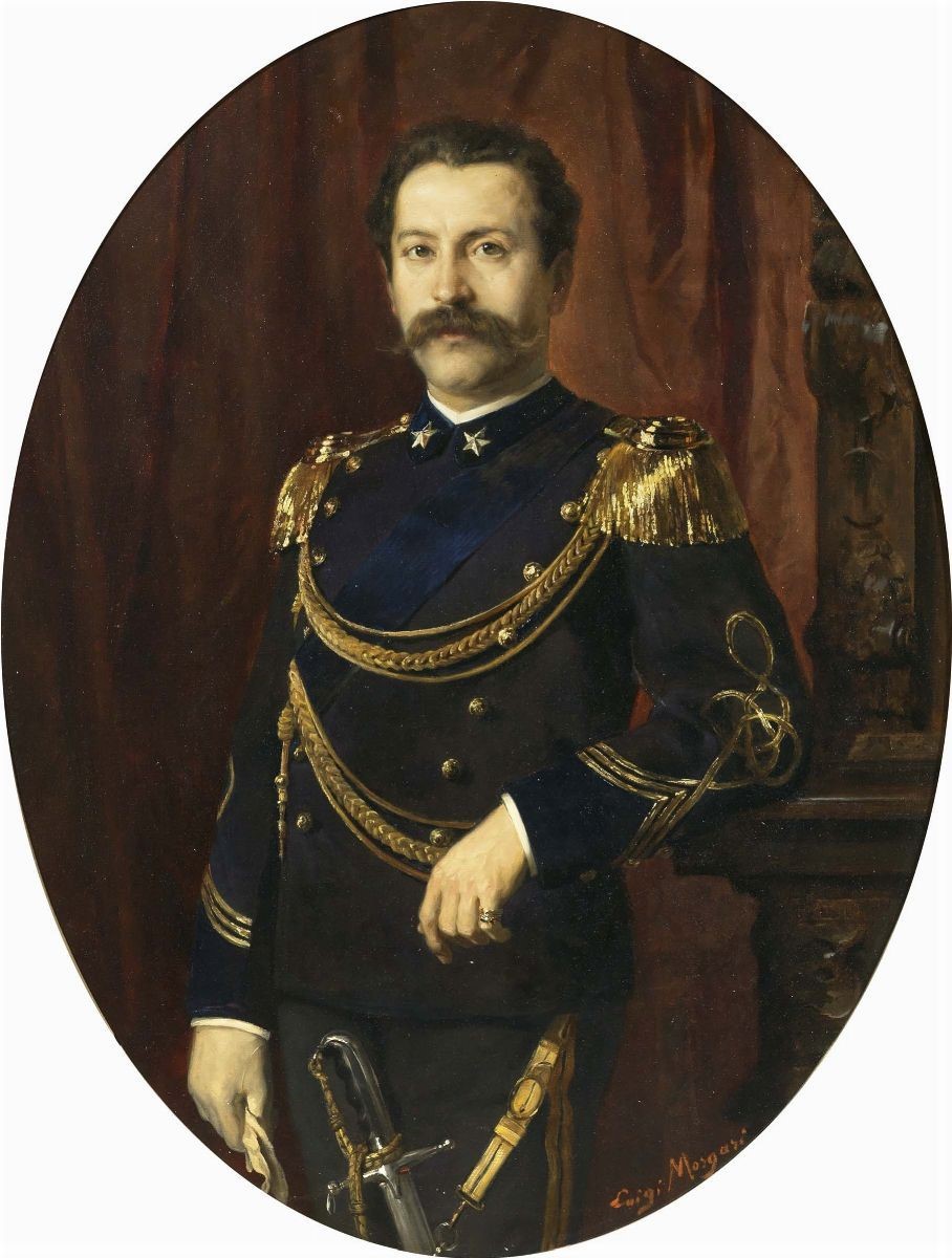 Luigi Morgari - «ritratto di Gentildonna» e «ritratto di Ufficiale»