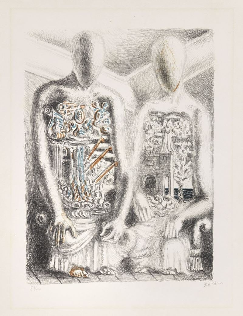 Giorgio De Chirico - Gli Archeologi IV