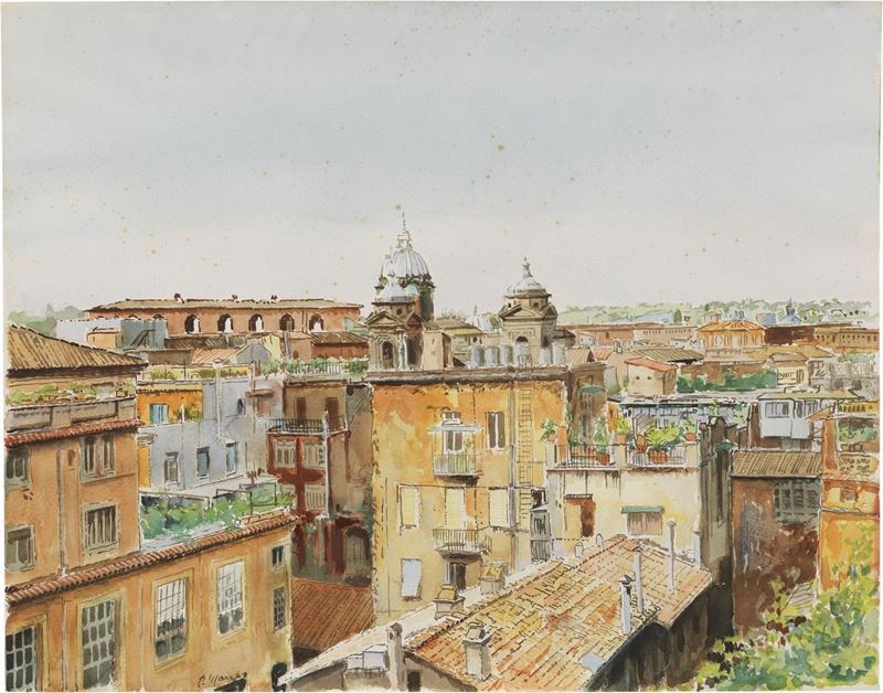 Paolo Marras - Tetti di Roma