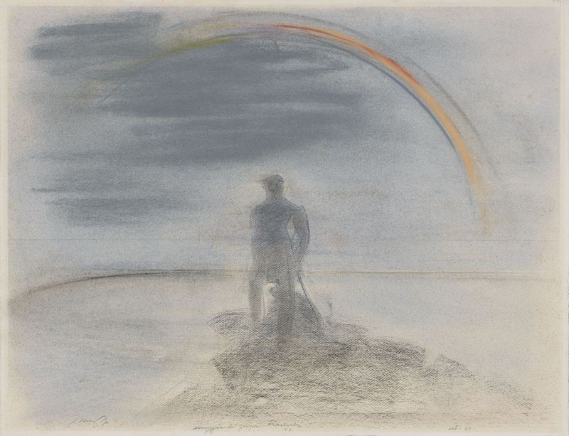 Piero Guccione - Omaggio a Caspar Friedrich